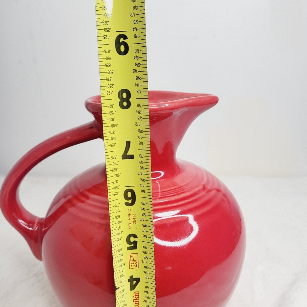 Fiesta Red Ball Pitcher - Picture 7 of 10